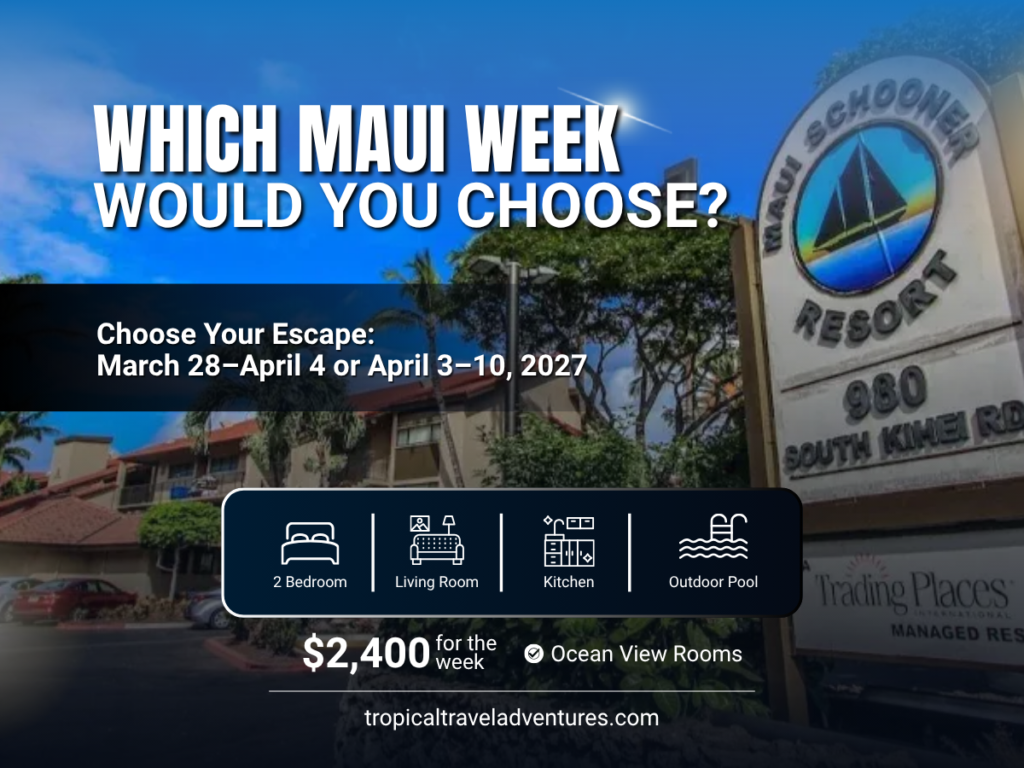 Escape to Maui This 2027 Spring Break: Oceanfront 2-Bedroom Condo, Sleeps 6